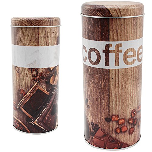 com-four® 3X Kaffeepaddose - Kaffeedose für Kaffeepads